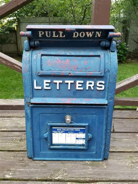 ebay vintage mailbox|old postal mailboxes for sale.